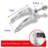 Wheelchair Front Wheel, Solid Rubber Wheel, Light Wheelchair Accessories, with Front Fork, 6 inches, 2pcs,Grey view 2