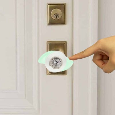 Mediss Silicone Doorknob Grips for Arthritis Elderly Disabled - Easy Open Door Living Aid, Fluorescent, 4PCS