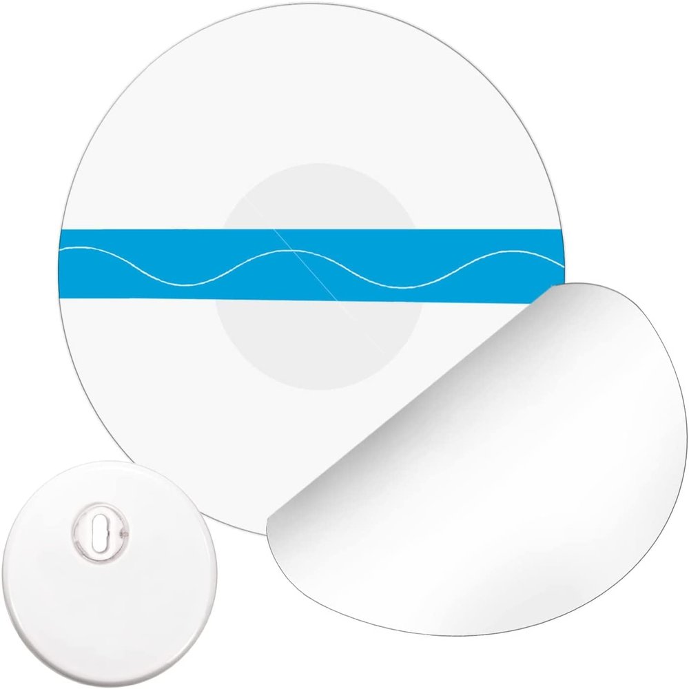 20 Pack Freestyle Libre 3 Sensor Covers, LiangMai Freestyle Libre Adhesive Patches, Waterproof, Self-Adhesive & Transparent Without Glue in The Center 14 Days Long Stay CGM Overpatch Protection