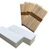 Vanity UK 400 Pcs Wax Strips & Spatulas Combo Kit - Complete with 200 Paper Waxing Sheets + 200 Wooden Applicator Sticks for Body Hair Removal view 1