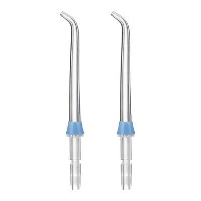 2Pcs Replacement Classic Jet Tips for Waterpik Flosser WP100 WP250 WP300 WP450 WP660 WP900Other Oral Irrigators(Blue)