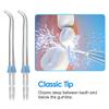 2Pcs Replacement Classic Jet Tips for Waterpik Flosser WP100 WP250 WP300 WP450 WP660 WP900Other Oral Irrigators(Blue) view 3