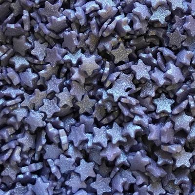 Vision4ever 50 Gram Purple Color Party Cupcake Sprinkles Edible Mini Glimmer Stars Cake Toppers Decorations Birthday With Attractive Looks