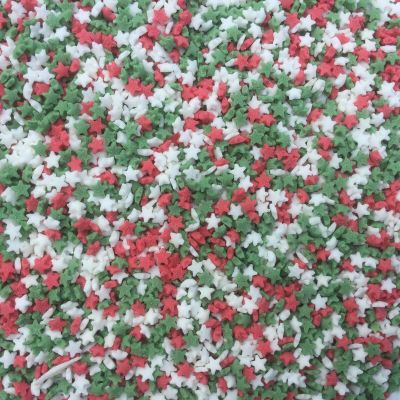 Vision4ever 200 Gram Star Mix Color Parties Treats Edible Sugar Christmas Cupcake Sprinkles Cupcake Cake Decoration With Attractive Looks