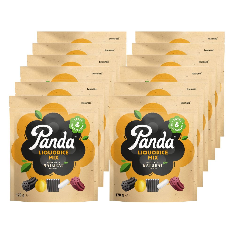 Panda Licorice Mix 170g-12 Pack