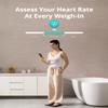 eufy Scales for Body Weight, Digital Bathroom Scales with Wi-Fi Bluetooth, 16 Measurements, Weight, Heart Rate, Body Fat, BMI, Muscle & Bone Mass, 3D Virtual Model, High Accuracy, Smart Scale P2 Pro view 3