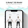eufy Scales for Body Weight, Digital Bathroom Scales with Wi-Fi Bluetooth, 16 Measurements, Weight, Heart Rate, Body Fat, BMI, Muscle & Bone Mass, 3D Virtual Model, High Accuracy, Smart Scale P2 Pro view 4