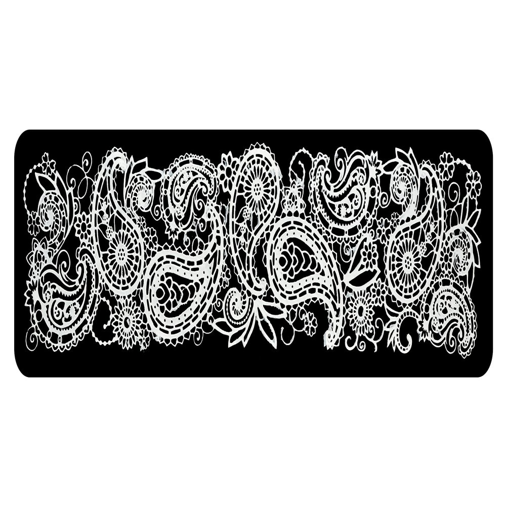 1 x Simply Heaven Edible Cake Lace 46 colours made from mat 82 (Metallic Gold)