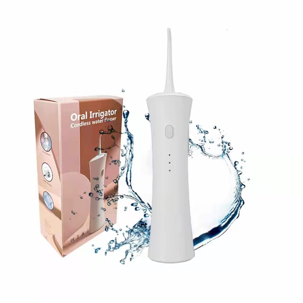 Bestgift Water Flosser for Teeth,Portable Cordless Dental Plaque Removal Tool with 5 Pressure Settings,IPX7 Waterproof 150ML Deep Clean Helps Whiten Teeth, USB Rechargeable for Home Travel Use, White