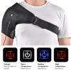 LJBOZ Electric Shoulder Heating Pad with Straps, 3 Adjustable Temperature Settings Shoulder Compression Sleeve for Pain Relief, Adjustable Rotator Cuff Heating Pad for Physical Therapy, Led Display view 3