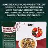 ENF Bitter Leaf Soup Kit | Soup Mix with Bitter leaf, Crayfish, Chilli and African Spices | Easy Cook and Eat | Pack of 2 | Meal for 5 | Nigerian West African Meal Kit | view 3
