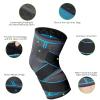 MILAIUN Knee Support for Men/Women 2 Pack, Compression Adjustable Knee Brace, Non-Slip with Strap for Meniscus Tear, Arthritis, Ligament Damage, Running, Walking, Gym, Sports (Blue, M) view 2