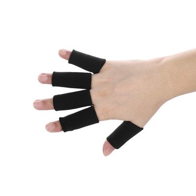 10pcs Finger Sleeves Protectors Thumb Braces Support Elastic Finger Support Sleeves Non Slip Finger Protector Sleeve Finger Compression Sleeve Support for Relieving Pain Calluses Arthritis Knuckl