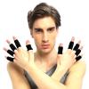 10pcs Finger Sleeves Protectors Thumb Braces Support Elastic Finger Support Sleeves Non Slip Finger Protector Sleeve Finger Compression Sleeve Support for Relieving Pain Calluses Arthritis Knuckl view 2