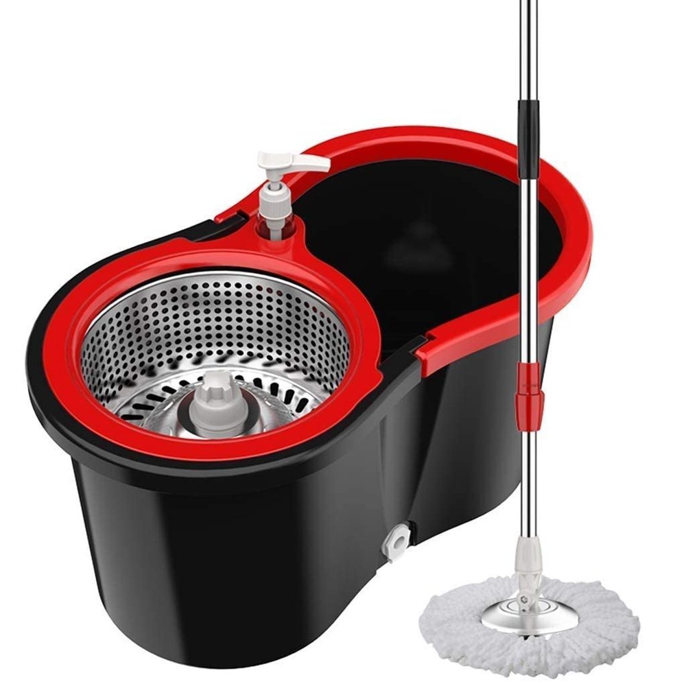 JINHH 360rotating mop Microfiber Spin Mop&Bucket Floor Cleaning System