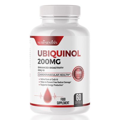 Ubiquinol CoQ10, Powerful Antioxidant for Heart and Vascular HealthSupplement for Energy, Heart and Cognitive Support