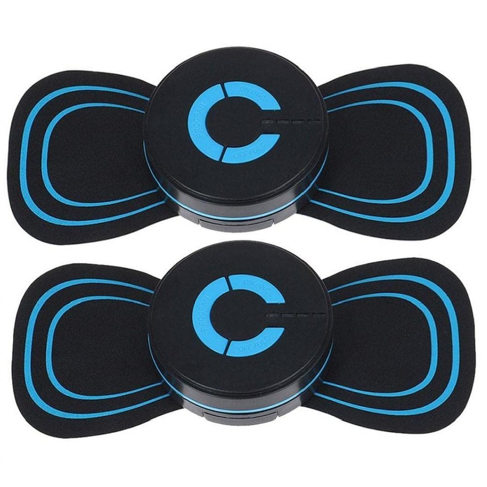 2pcs Portable Multifunctional Massage Mat Cervical Spine Mini Electric Massager Mini Back and Shoulder Neck Body Massager