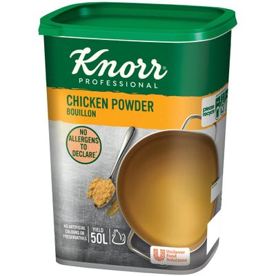Better than best bouillon | Knorr Professional Chicken Bouillon Powder - 3x1kg | Ideal for chicken noodle soup, stock. broth