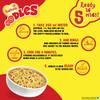 Saffola Oodles, Instant Noodles, Ring Shape, Yummy Masala Flavour, No Maida, Whole Grain Oats 212 grams view 4