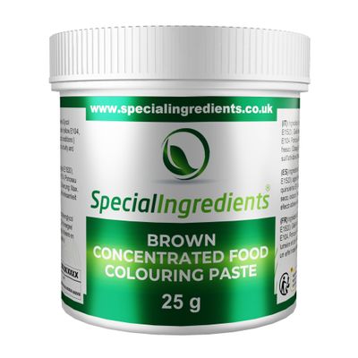 Special Ingredients Concentrated Food Colouring Paste Brown 25g