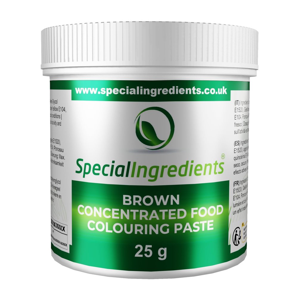 Special Ingredients Concentrated Food Colouring Paste Brown 25g