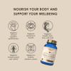 Sky Premium Life Female Multivitamin and Minerals Food Supplement  60 Tablets with Vitamins A, B-Complex, C, D3 as Well as Minerals and Trace Elements. view 4