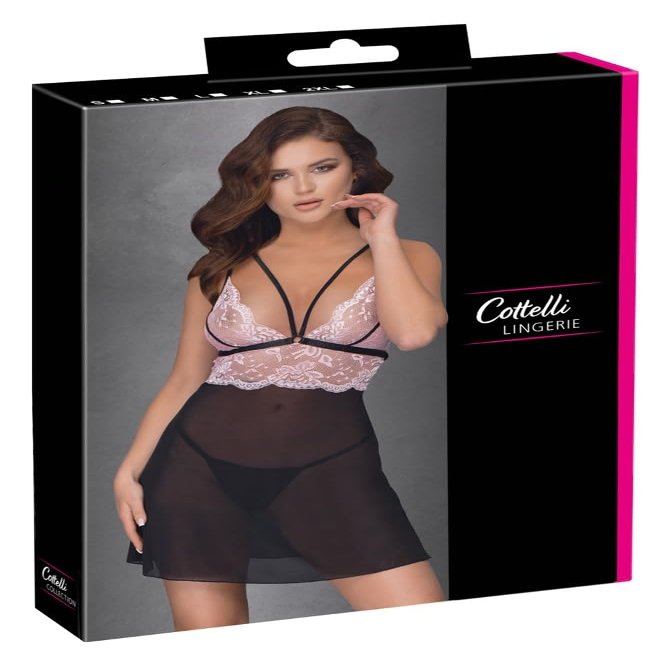 Cottelli Lingerie Babydoll Babydoll Black M