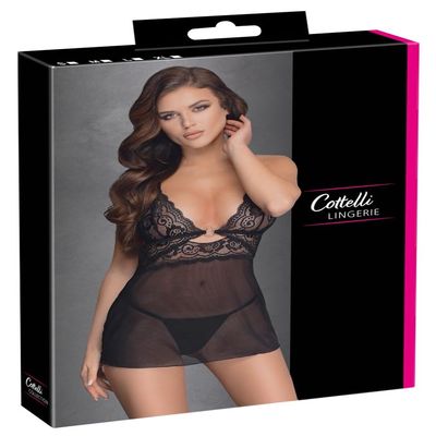 Cottelli Lingerie Babydoll Babydoll Black L