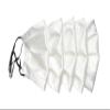 Habac Studio Pak of 5 Satin Silk Face Masks, Face Masks Washable UK, Reusable Face Mask, Mens Face Mask, Silk Mask, Masks for Women, Silk Face Covering, Nose Wire, Adjustable, UK Seller (White) view 1