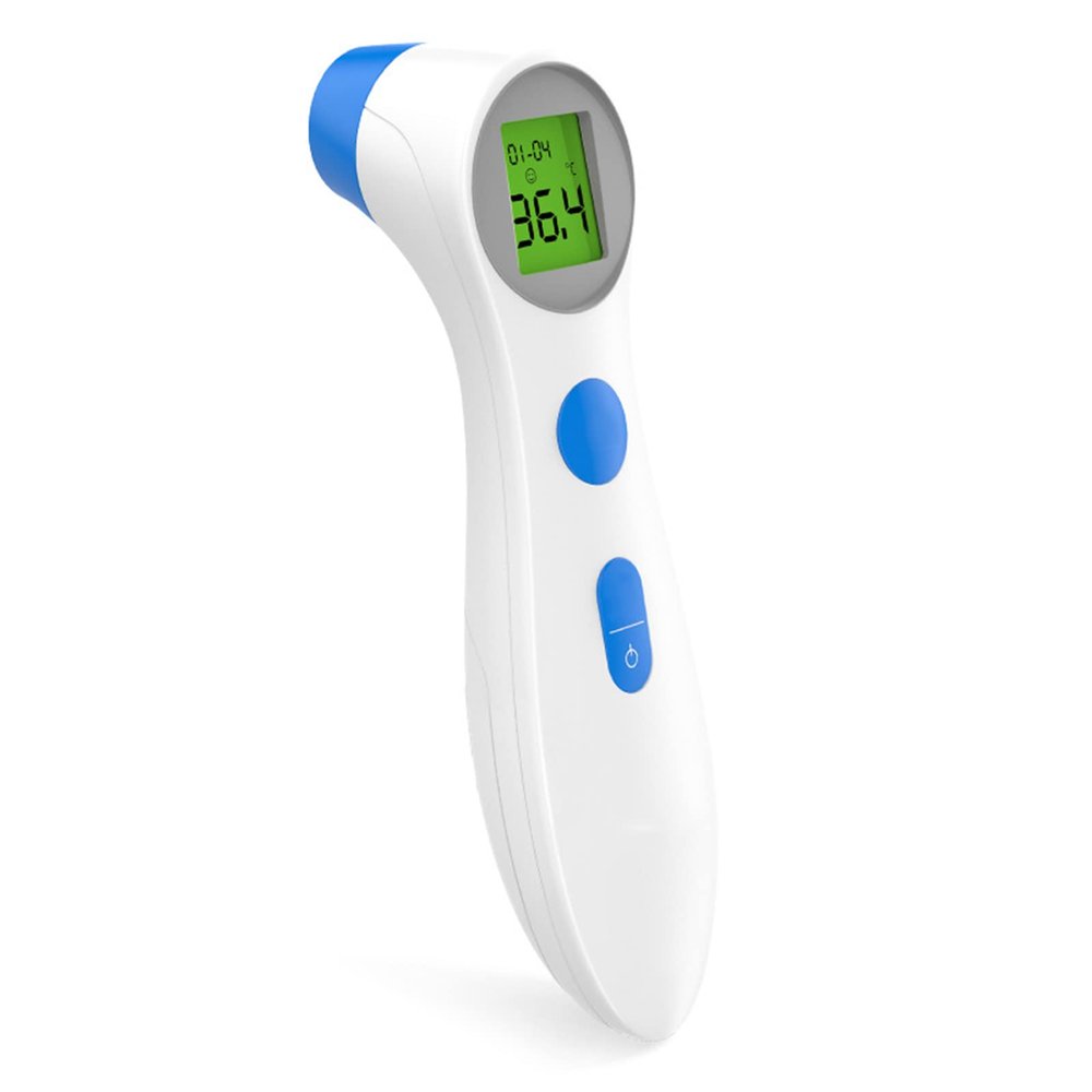 Forehead Thermometer for Adults Kids, Digital Baby Childrens Thermometers Body Temperature Thermometer,White