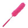 Extendable Microfiber Feather Duster, Microfiber Dusting Brush Extend Stretch Feather Home Duster Air-condition Car Furniture Household Cleaning Brush (Rose Red) view 1
