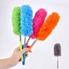 Extendable Microfiber Feather Duster, Microfiber Dusting Brush Extend Stretch Feather Home Duster Air-condition Car Furniture Household Cleaning Brush (Rose Red) view 3