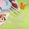 6PCS Dermaplaning Blades for Face, WheatStraw Eyebrow Razor Face Peach Fuzz Remover Face Razors for Women view 2