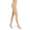 Ktinnead Compression Pantyhose for Women and Men, Closed Toe Medical Compression Stockings, 20-30 mmHg Graduated Compression Pantyhose, Beige, XL view 1