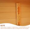 amocane Sauna 15 Minute Hourglass Sand Timer, Sauna Accessories Wooden Rotatable Timer for Infrared & Steam & Barrel Sauna (Hemlock Wood) view 4
