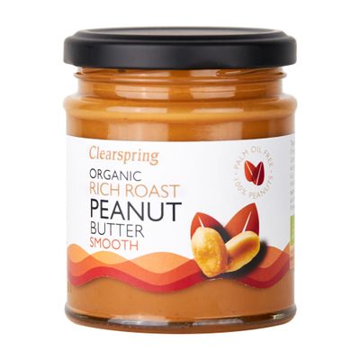 Clearspring Organic Rich Roast Peanut Butter - Smooth - 170g