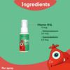 Vegavero Vitamin B12 for Kids Spray | Natural Cherry Flavour | NO Artificial Additives | Childrens B12 Methylcobalamin & Cyanocobalamin | Natural Xylitol | 4 Months Supply | 125 Sprays | Vegan view 3