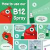 Vegavero Vitamin B12 for Kids Spray | Natural Cherry Flavour | NO Artificial Additives | Childrens B12 Methylcobalamin & Cyanocobalamin | Natural Xylitol | 4 Months Supply | 125 Sprays | Vegan view 4