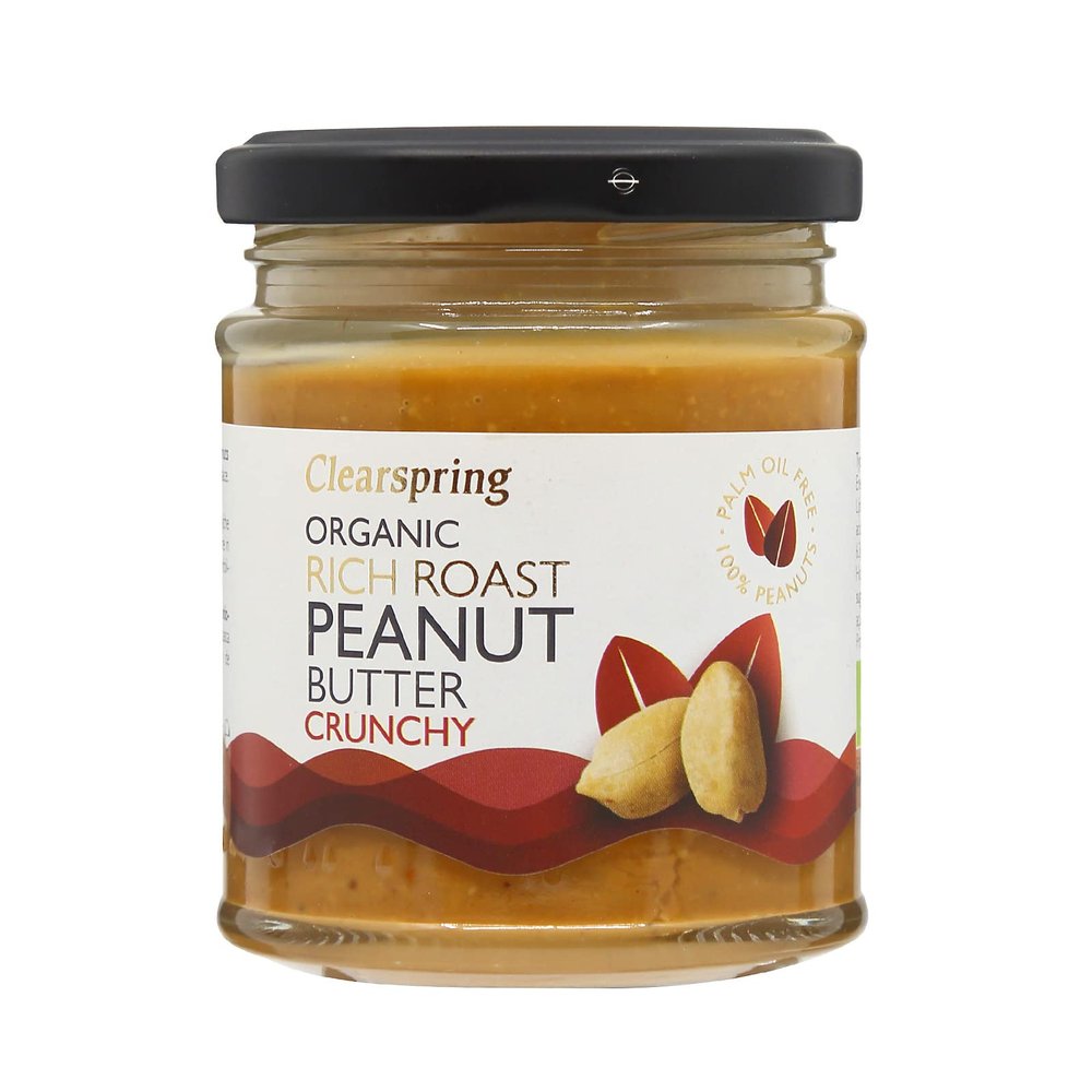 Clearspring Organic Rich Roast Peanut Butter - Crunchy - 170g