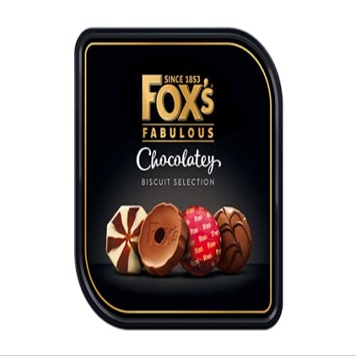 Foxs Biscuit Tin - Foxes Chocolate Biscuits Tins 730G Biscuit Gift Set - Tins Of Biscuits Tin Gifts Chocolate Biscuits Tins Selection Biscuits Gifts