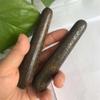 10cm Beautiful multi -color massager with natural crystal energy healing gift 1pc Healing Crystal Stone (Color : Dark Brown, Size : 1pc)