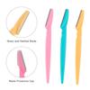 DDSHUN Eyebrow Razors Eyebrow Razors Shaper Trimmer Shaver Facial Hair Remover Exfoliating Dermaplaning Tool with Precision Cover Cosmetic Exfoliating Makeup for Women and Men - 24PCS view 2