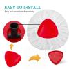 12 EasyWring Rotating mop Replacement Heads, Microfiber mop Replacement Heads_mop Replacement Heads, 2 Rotating mop Head Covers, Microfiber mop Heads can Easily Remove and Absorb Stubborn Dirt view 4