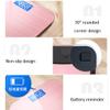 FKJLUN Digital Electronic Bathroom Scales Household High Accuracy Tempered Glass Digital Scale Kitchen Bathroom Scale Body Weight Scale USB Charging Scale High Precision Weighing Scale (Color : Gold) view 3