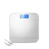 Digital Electronic Bathroom Scales Household High Accuracy Tempered Glass Digital Scale Kitchen Bathroom Scale Body Weight Scale USB Charging Scale High Precision Weighing Scale ( Color : Silver ) view 1