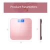 Digital Electronic Bathroom Scales Household High Accuracy Tempered Glass Digital Scale Kitchen Bathroom Scale Body Weight Scale USB Charging Scale High Precision Weighing Scale ( Color : Silver ) view 2