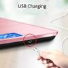 Digital Electronic Bathroom Scales Household High Accuracy Tempered Glass Digital Scale Kitchen Bathroom Scale Body Weight Scale USB Charging Scale High Precision Weighing Scale ( Color : Silver ) view 4