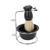 3pcs Shaving Brush Set, Professional Manual Men Shaving Kit for Shaving Cream Foam Soap, Beard Shaving Brush Bowl Safety Shaving Stand Kit view 1