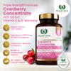 Premium Cranberry Concentrate 25,000mg with D-Mannose & Vitamin C |4 Month Supply x120 Tablets | Non-GMO, Gluten Free, Cranberries Fruit Extract Supplement for Women| UK Made by Royal Oak Health view 2