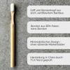 eselva Nano Bamboo Toothbrush - Set (1 Toothbrush + 2 Interchangeable Heads) - Extra Soft BPA-Free Nano Bristles for Healthy Teeth and Gums - Interchangeable Heads for More Sustainability view 2